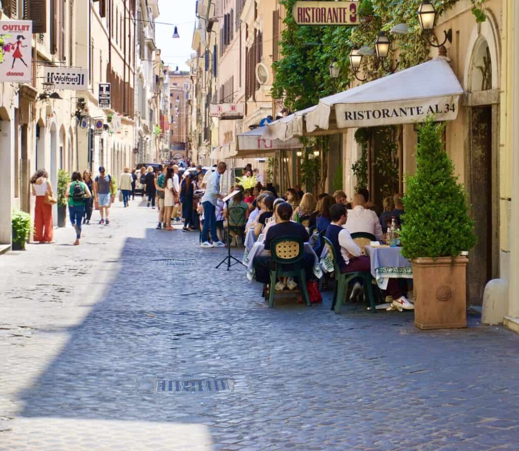 Resturante 34 near Spanish Steps