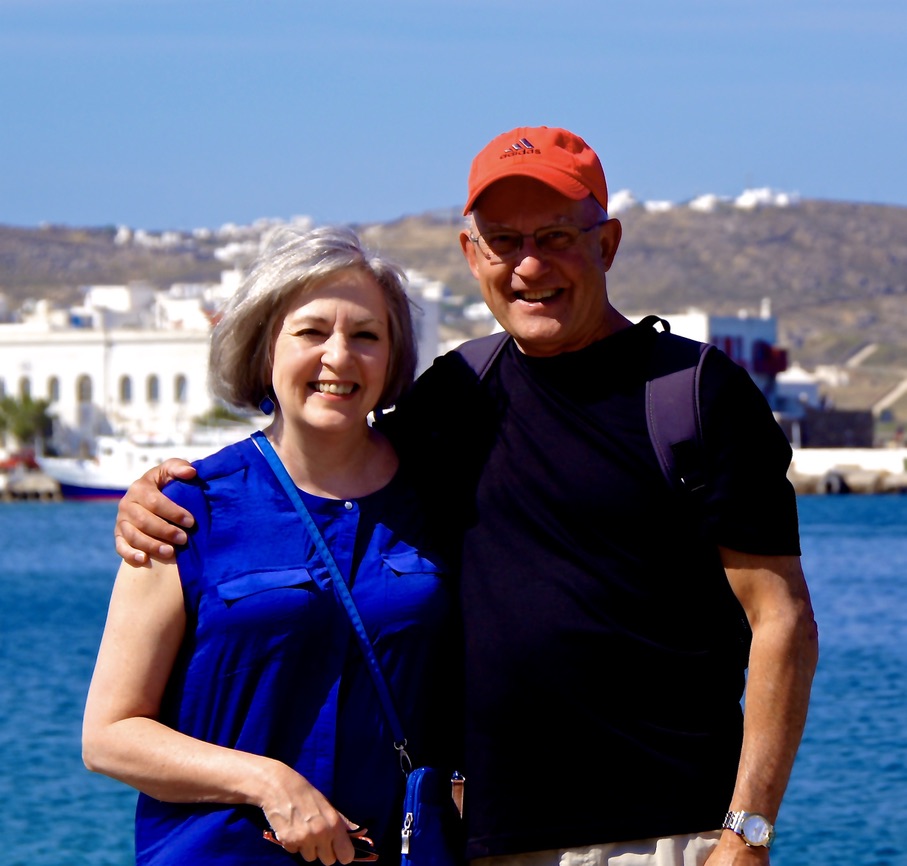 Ron and Jane in Mykonos, Greece