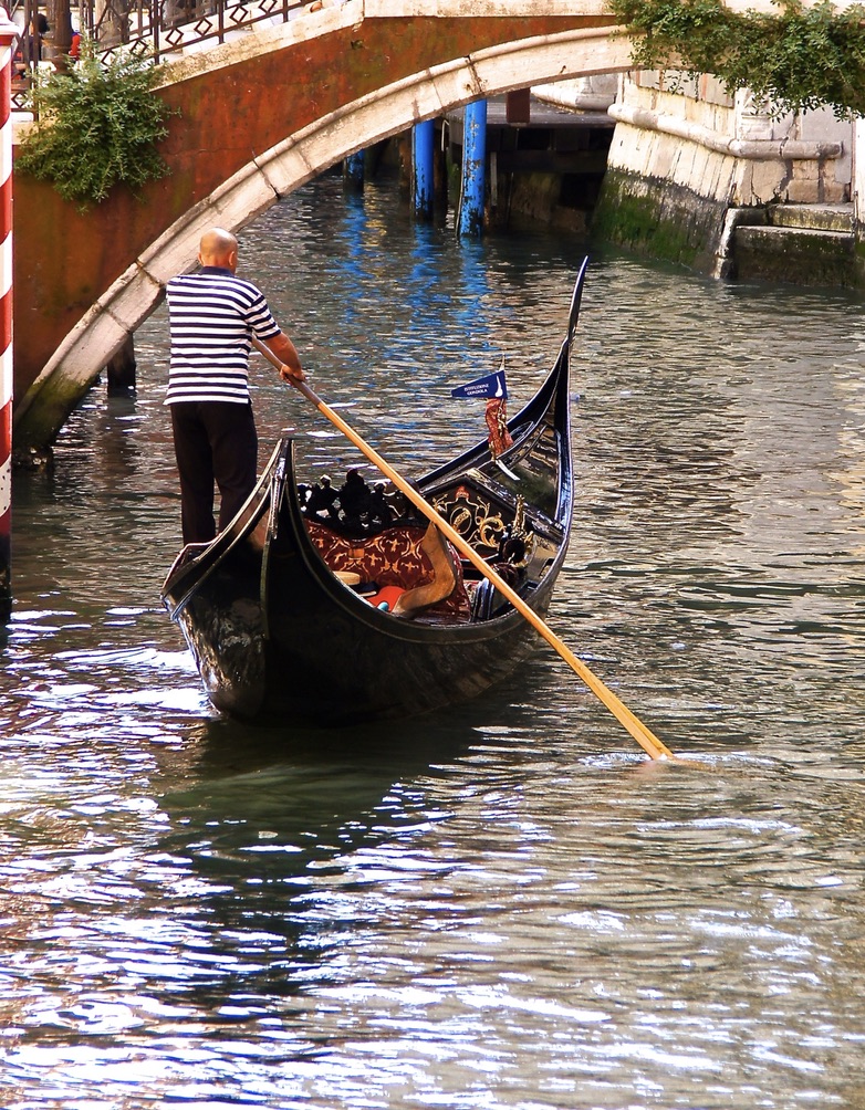 Gondola master in Venice