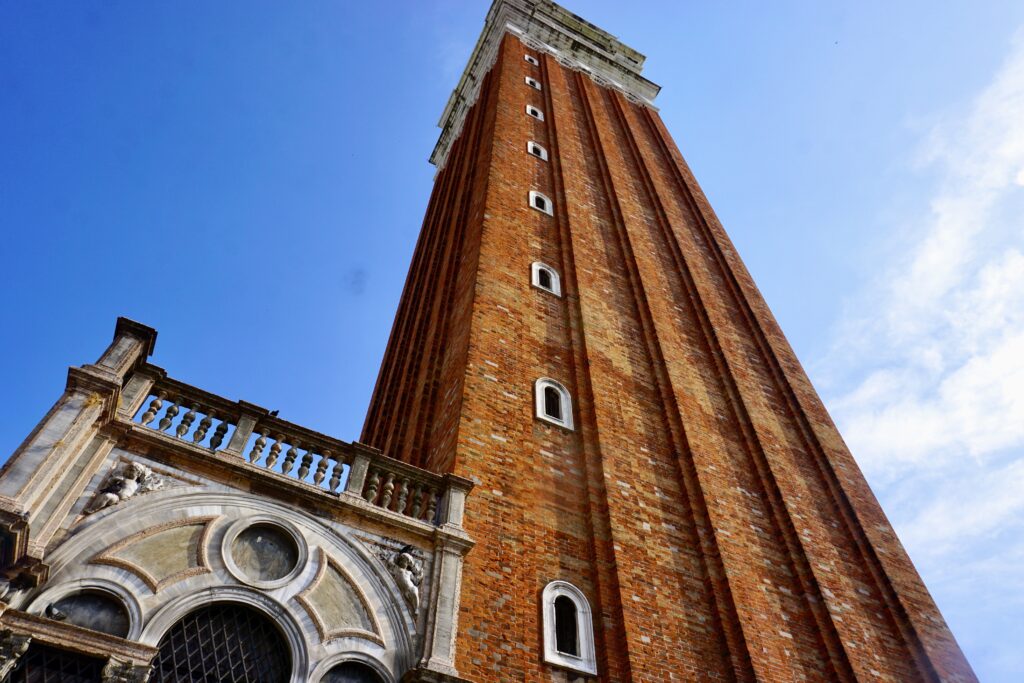 Campanile di San Marco in Venice at St Mark's Square