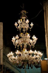 Chandelier in Murano