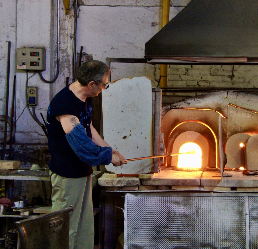 Murano glass blower