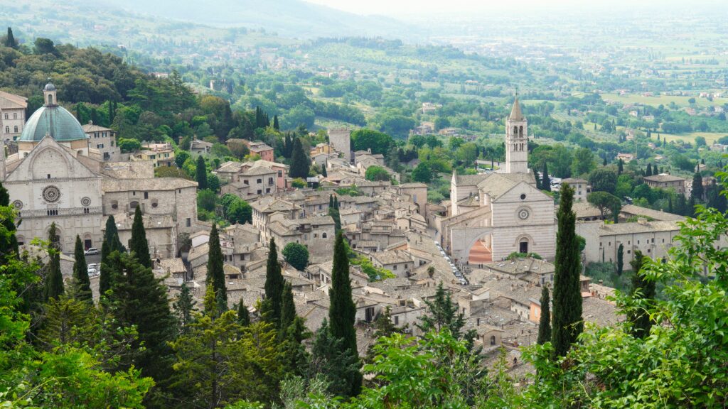 Assisi from above