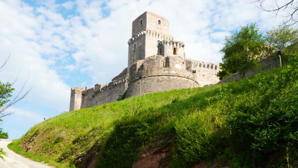 The castle above Assisi, Rocca Maggiore