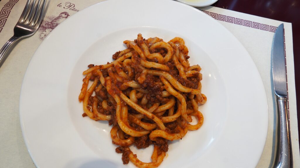 Daria's Pici with Boar Ragu