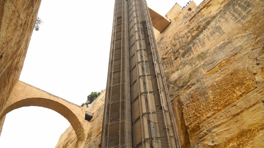 Malta 'lift' Elevator to city center