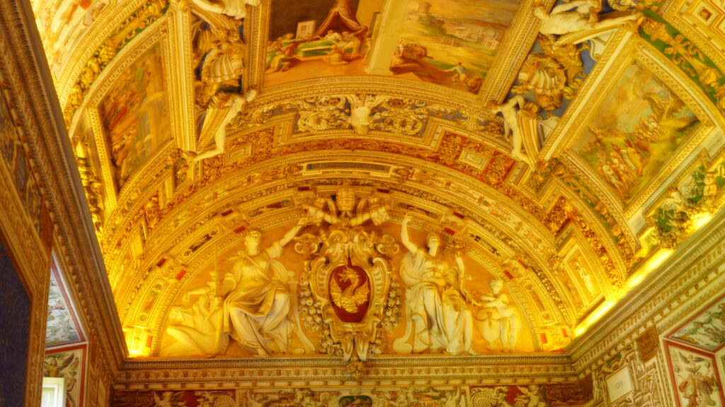 The Vatican ceiling