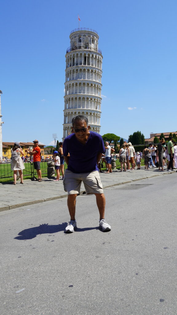 Vernon stealing the tower