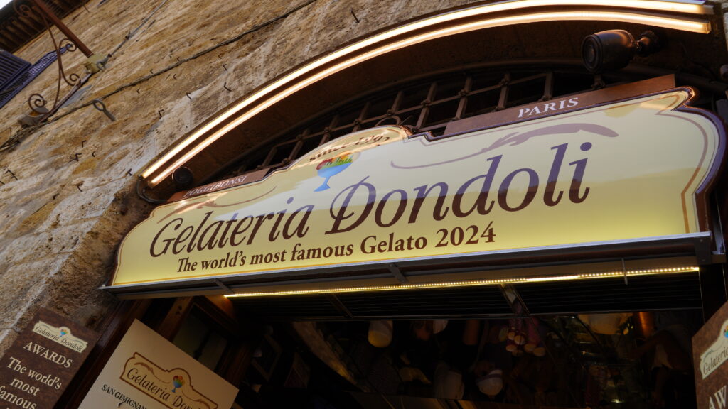 World famous Gelateria