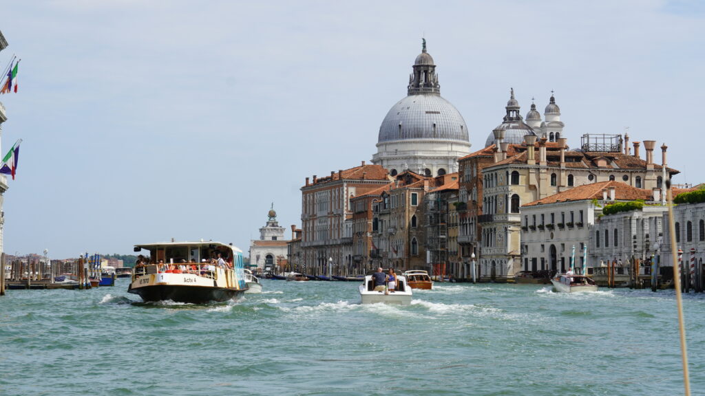 Water Taxi on Grand Canal to Hotel